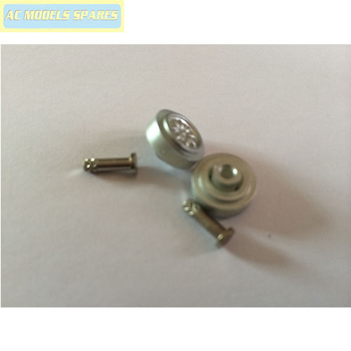 W10033 Scalextric Spare Front Hubs + Stub Axles Classic Mini No.45 C3100