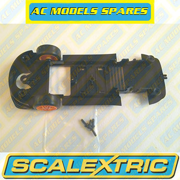 W9815 Scalextric Spare Underpan + Front Axle for Porsche 997 GT3 RS Street Cars