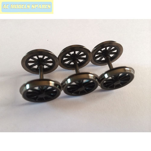 X6452 Hornby Spare Tender Wheel Set for Railroad County Class 4-4-0