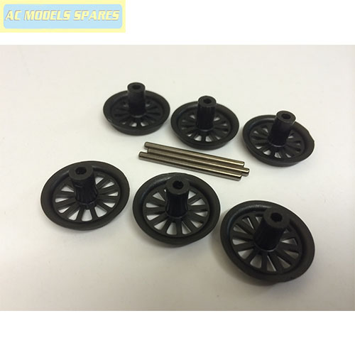 X9652 S5938 Hornby Spoked Tender Wheel Set for GWR Dean 4-2-2 Lord of the Isles