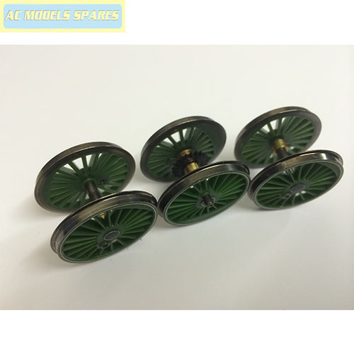 X6291 Hornby Spare Driving Loco Wheel + Axle Set for Class B17 R2920 R2920X