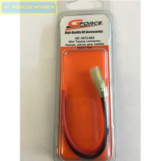 G-Force GF1072003 Mini Tamiya connector, Female, silicon wire 14AWG, 10cm (1pc)