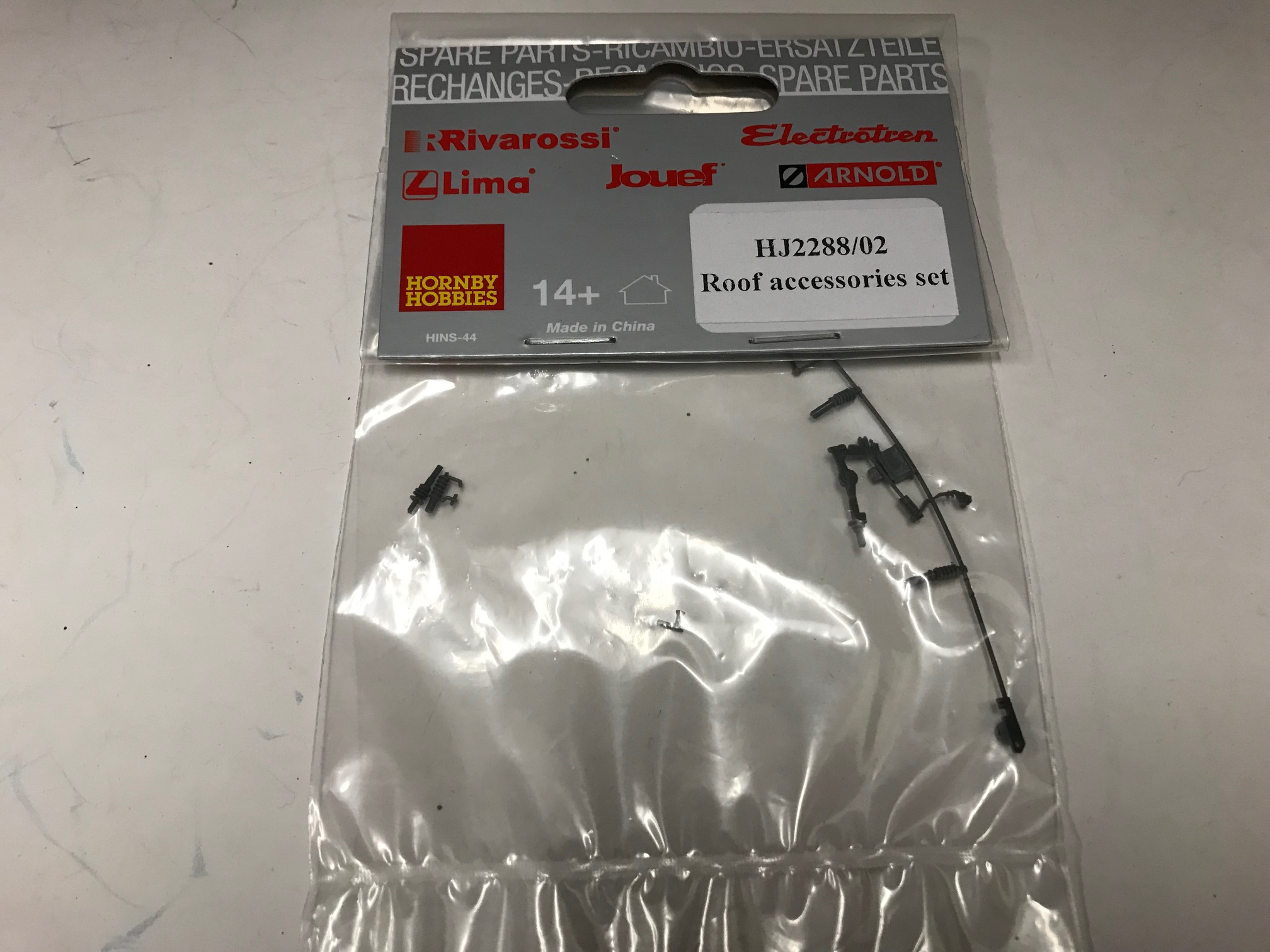 HJ2288/02 Hornby Jouef Roof Accessories for Electric Locomotive BB 3601 IS16.8