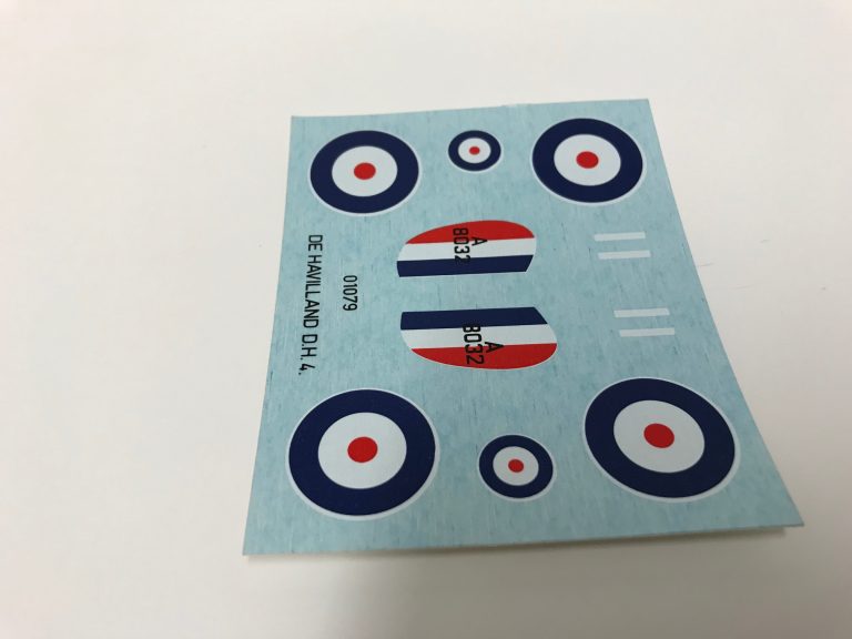 01079 Airfix Decal Sheet De Havilland DH4 172 AC Models Spares M Ltd