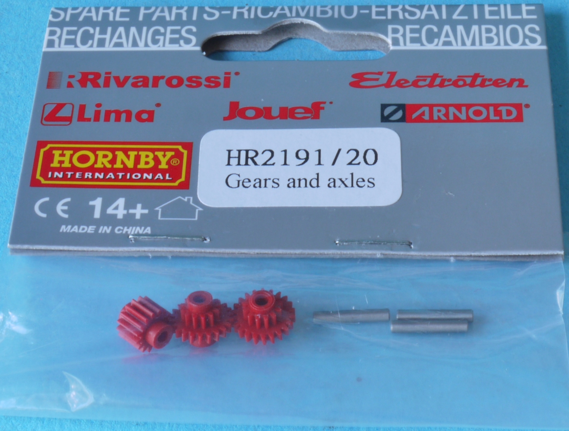 HR2191/20 Hornby Rivarossi Gears + Axles Trifase Castano-Isabella E432 FS IS1i