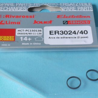 ER3024/40 Hornby Electrotren Traction Tyres for Locomotora Eléctrica 7800 IS1.9