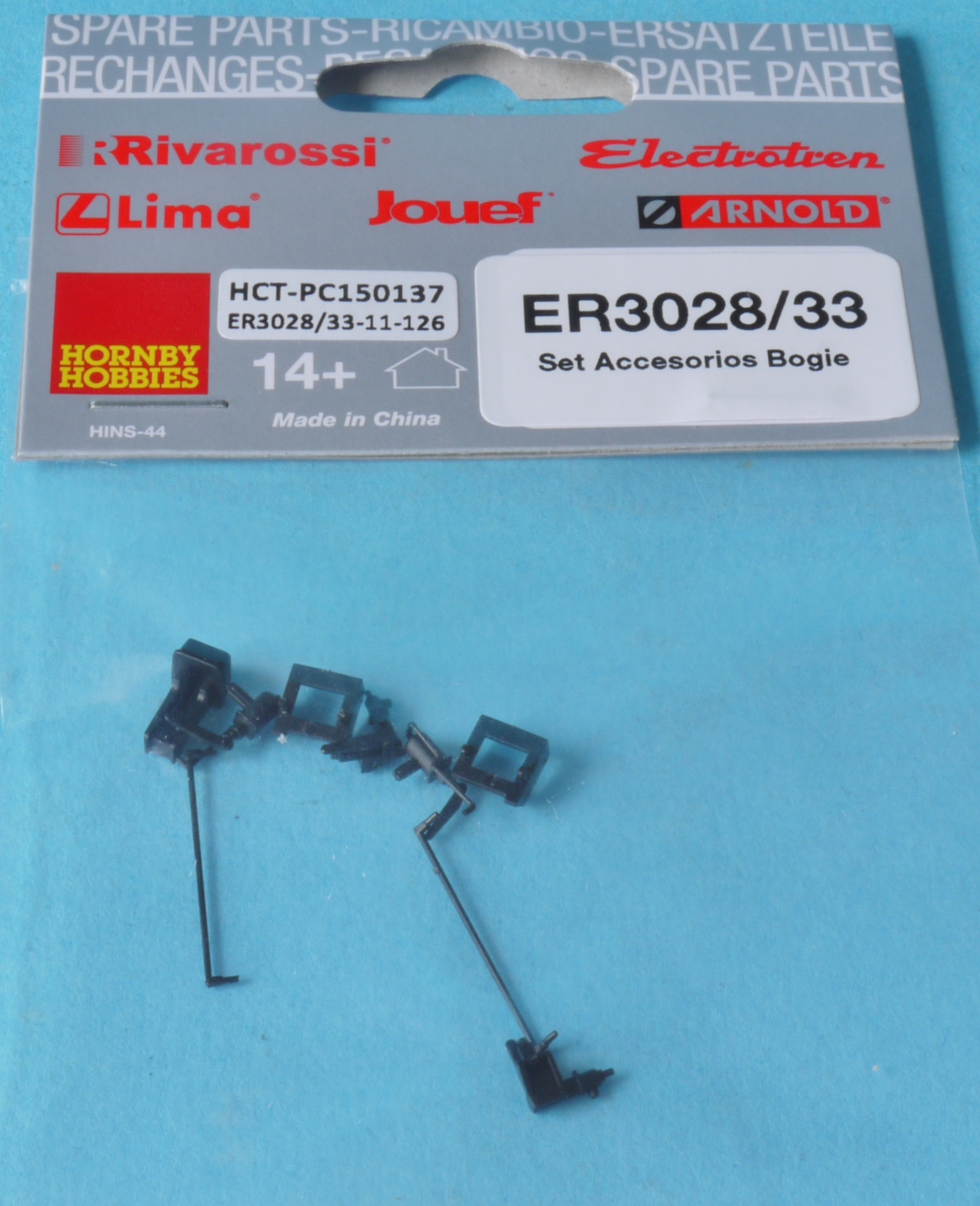 ER3028/33 Hornby Electrotren Bogie Accessories Set for Electric 278 RENFE IS1h