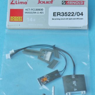 ER3522/04 Hornby Electrotren Set Printing Circuit With Lights + Diffussers IS3a