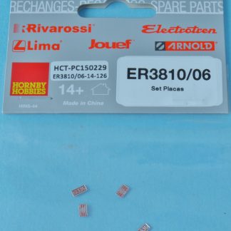 ER3810/06 Hornby Electrotren Plates Set Locomotora Diesel 303-035 IS3a