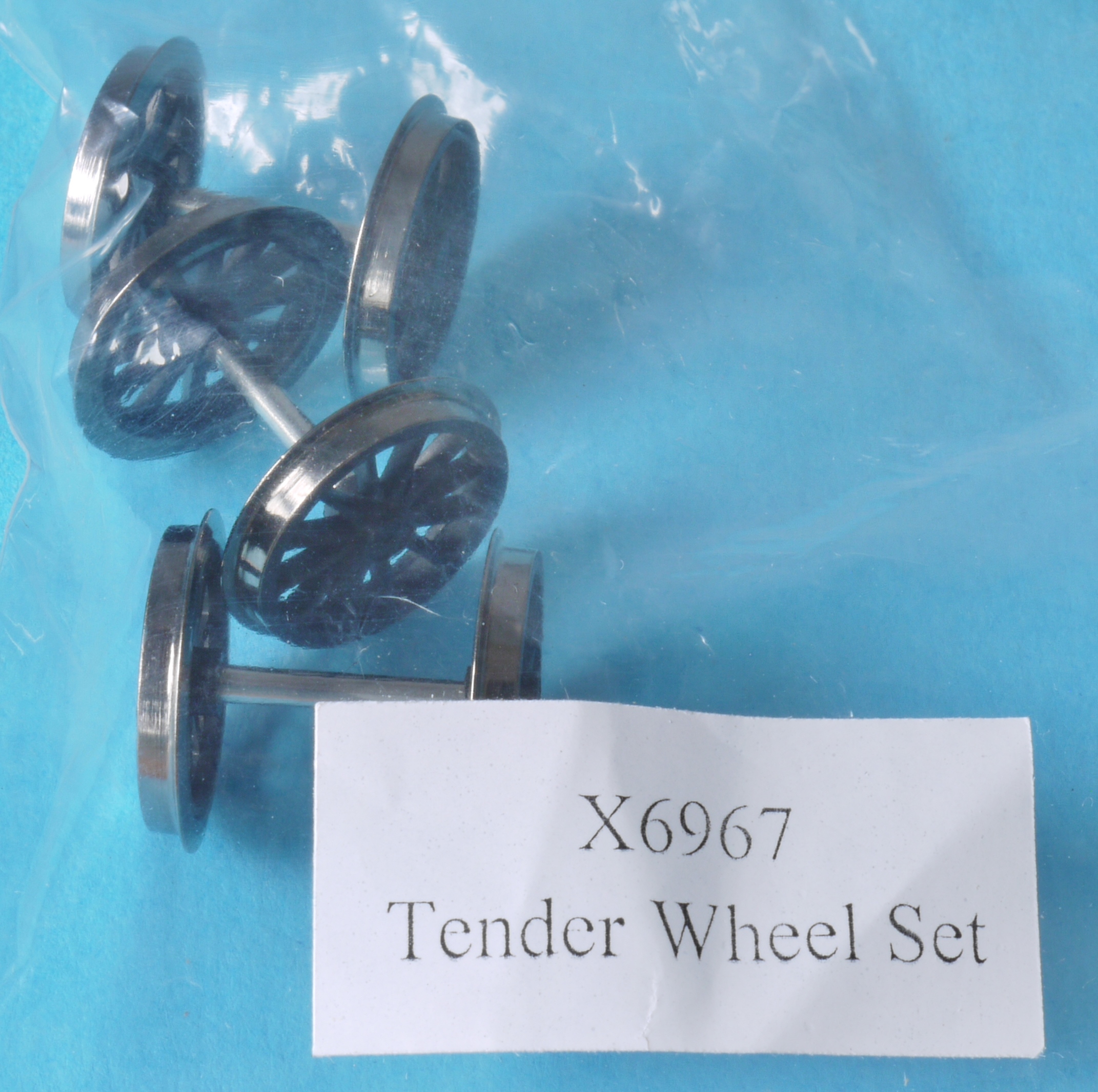 X6967 Hornby Spare Tender Wheel Set for Class D16 R3233 R3234 R3235