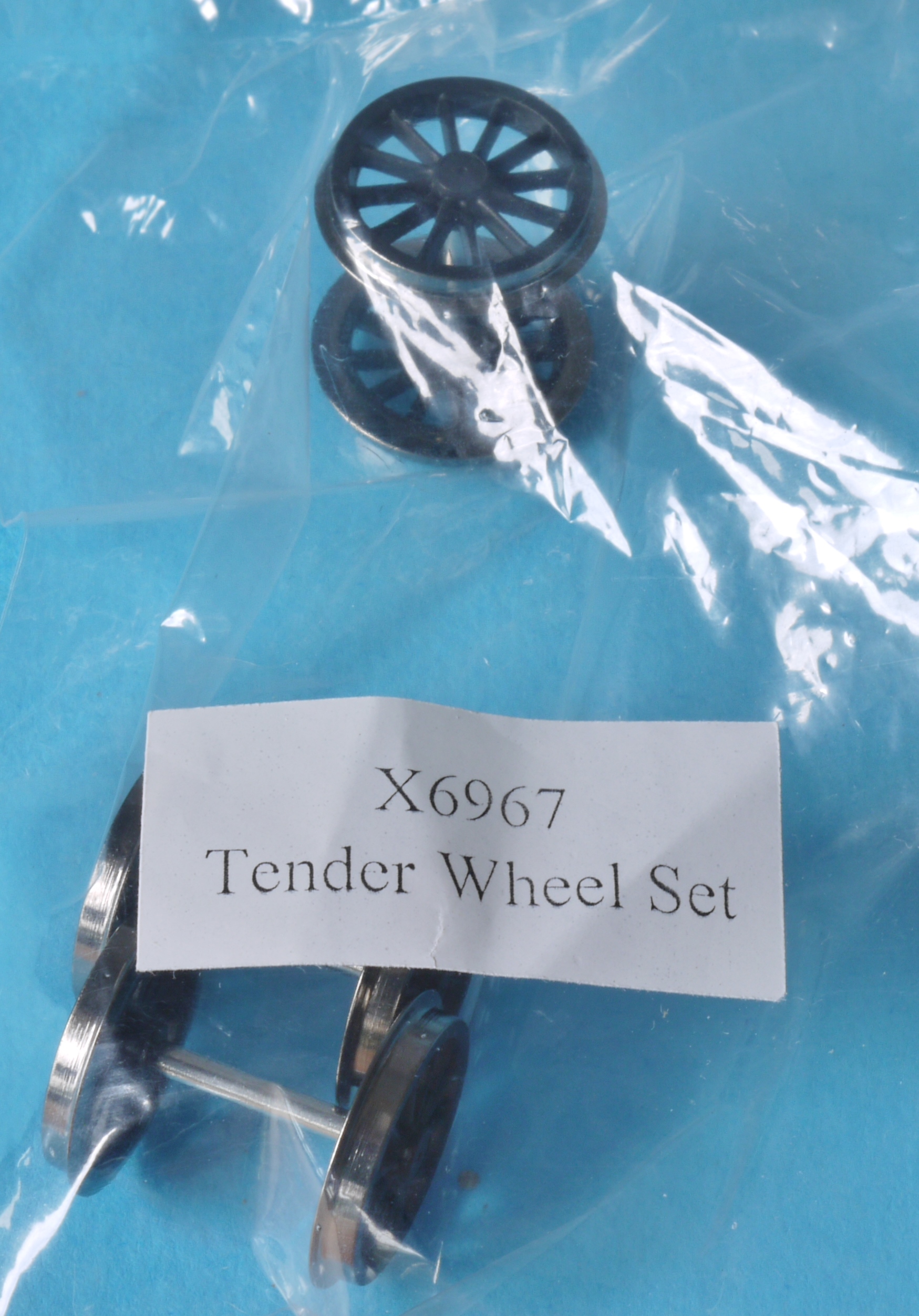 X6967 Hornby Spare Tender Wheel Set for Class D16 R3233 R3234 R3235 - Image 2