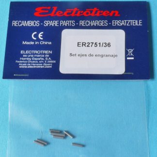 ER2751/36 Hornby Electrotren Axle Set for Locomotora Eléctrica RENFE 281 IS3c