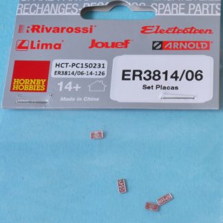 ER3814/06 Hornby Electrotren Plates Set Loco Diesel 10349, E3814 / E3814D IS3.1