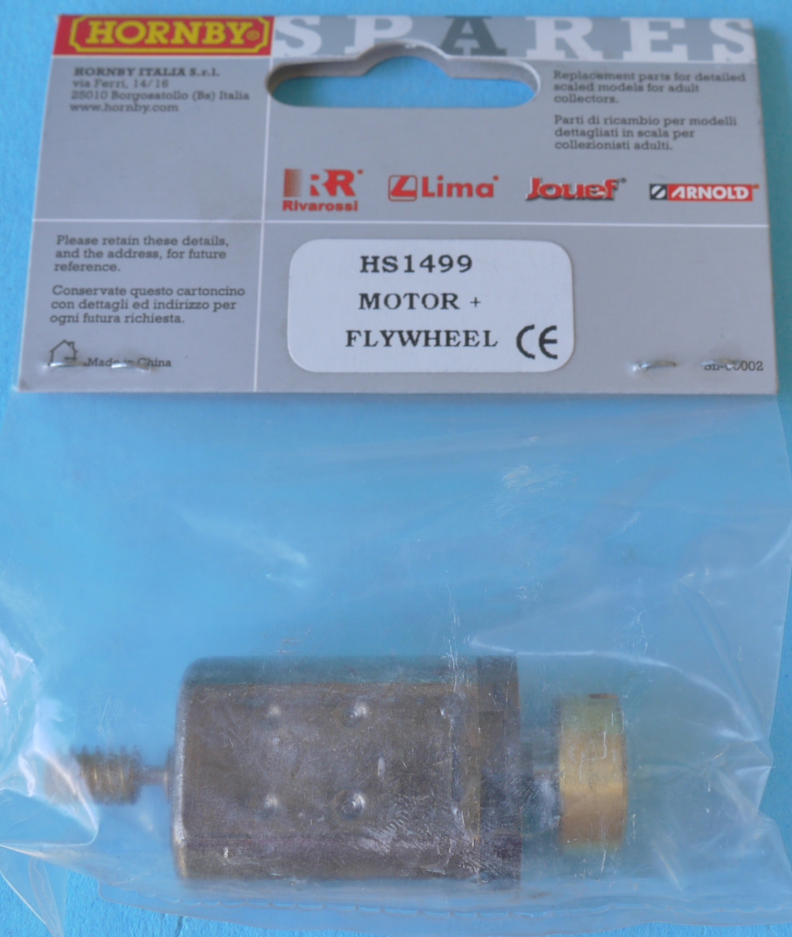 HS1499 Hornby Jouef Motor + Flywheel for HJ2003 Steam Locomotive 141 P IS4a