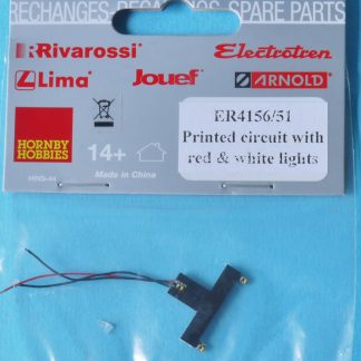 ER4156/51 Hornby Electrotren Printed Circuit With Red + White Lights IS4.3