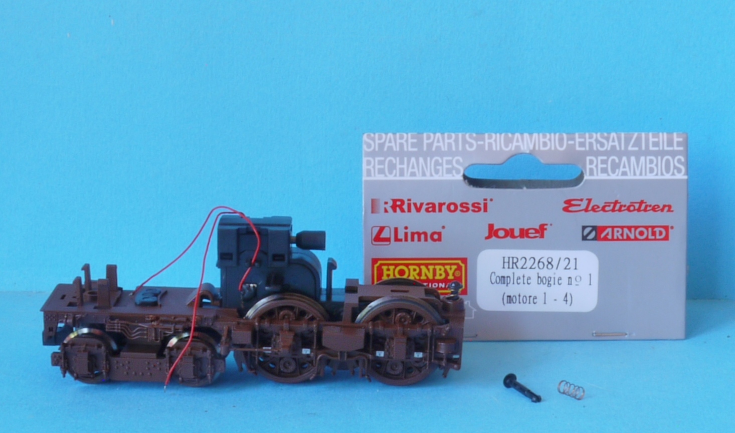 HR2268/21 Hornby Rivarossi Complete Bogie no 1 (motor 1-4) for E.428 IS11.6