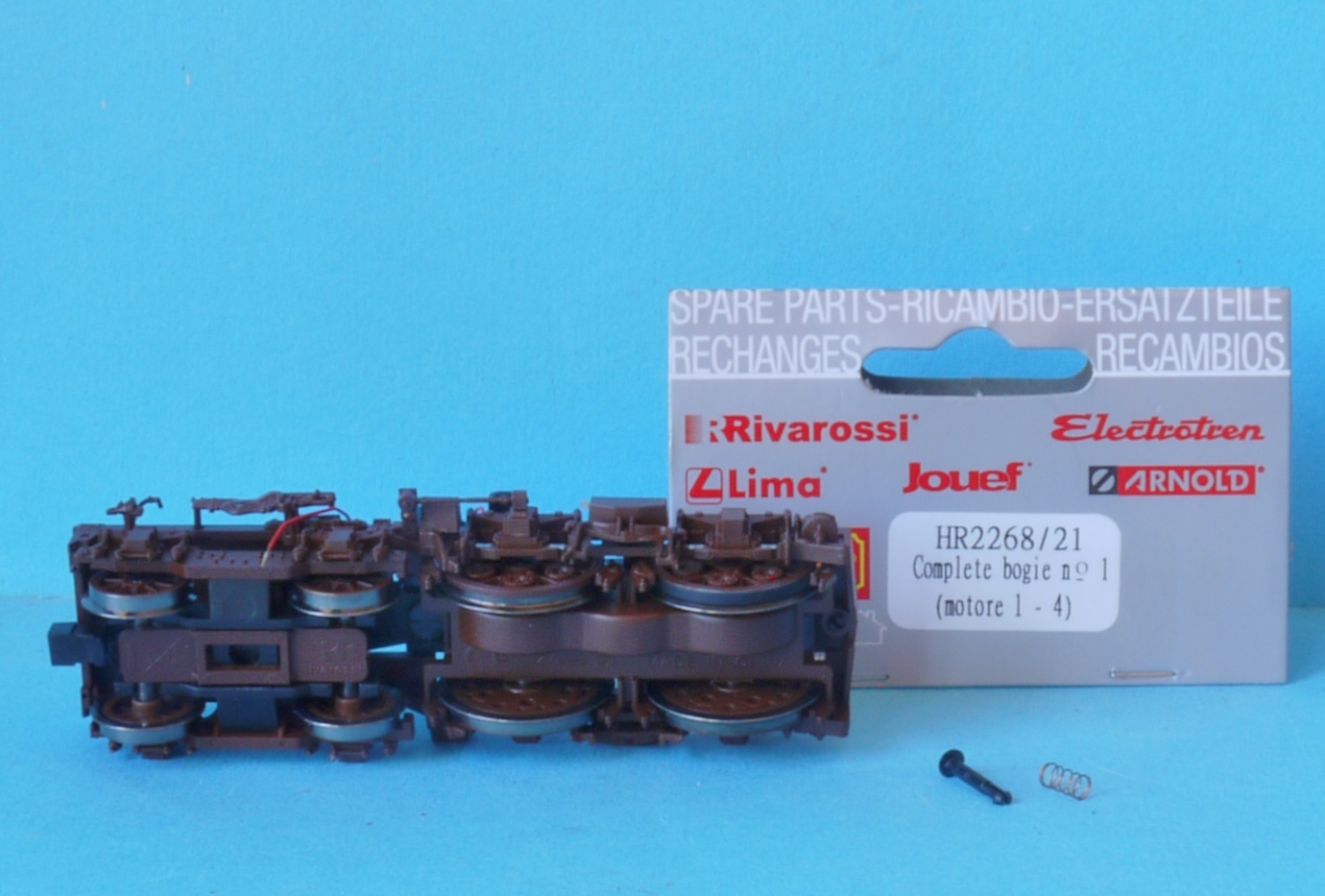 HR2268/21 Hornby Rivarossi Complete Bogie no 1 (motor 1-4) for E.428 IS11.6 - Image 2