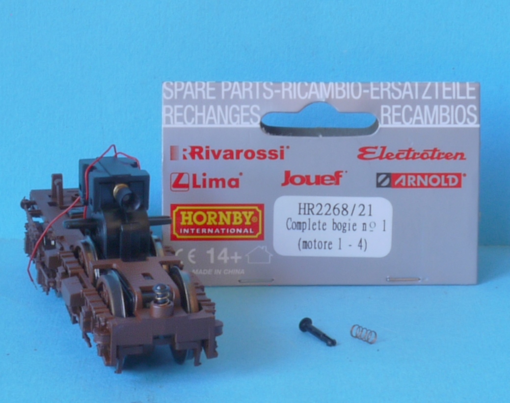 HR2268/21 Hornby Rivarossi Complete Bogie no 1 (motor 1-4) for E.428 IS11.6 - Image 3