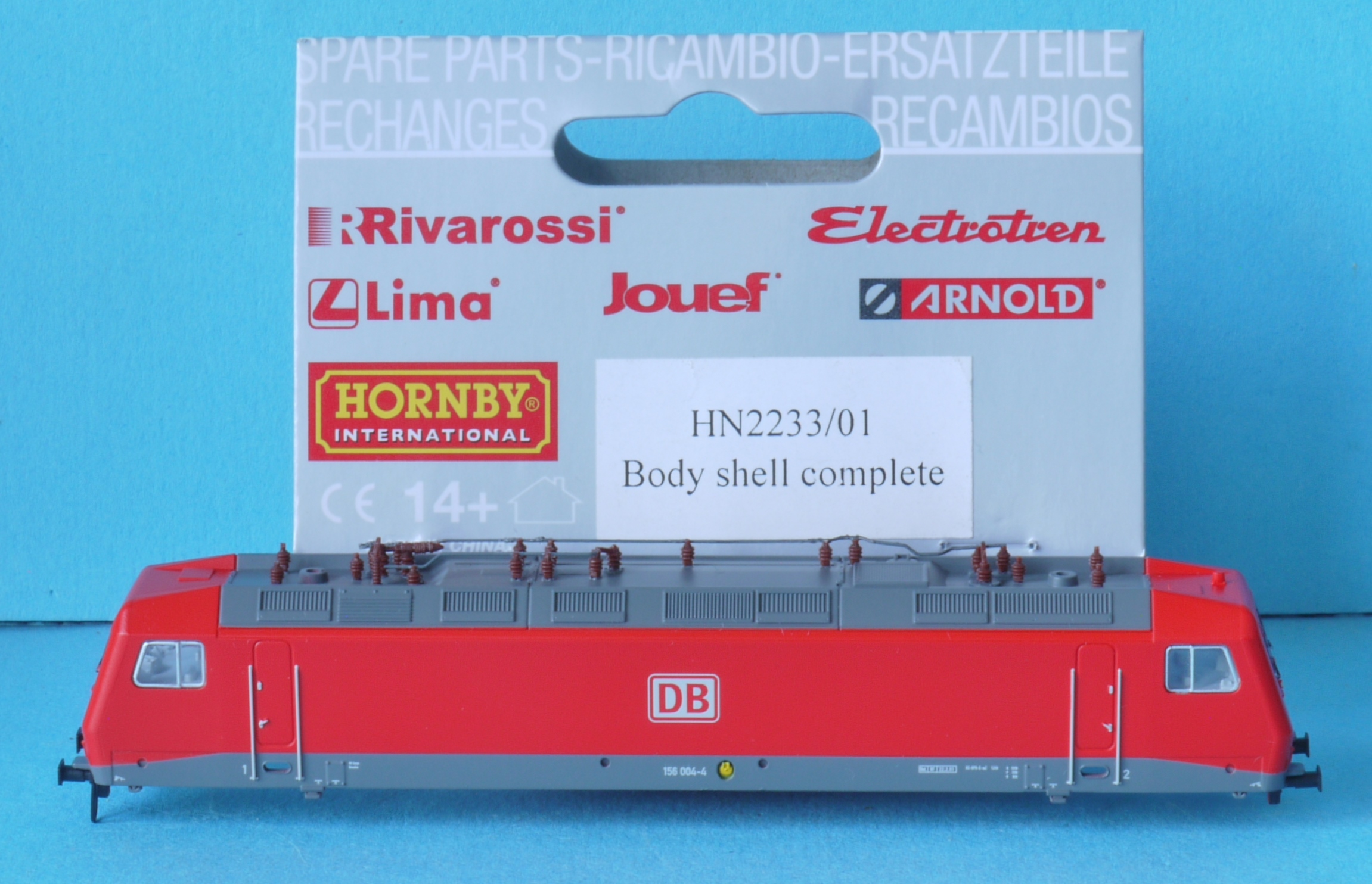 HN2233/01 Hornby Arnold N Gauge Complete Body Shell for Electric DB AG 156 IS18c - Image 2