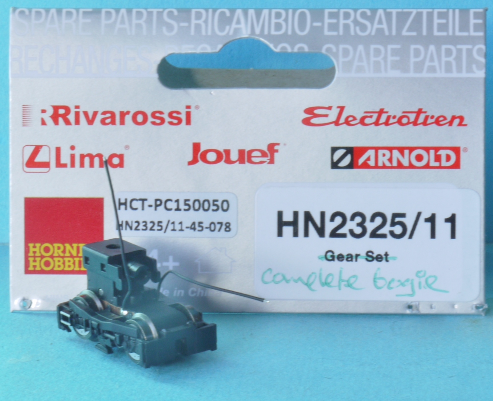 HN2325/11 Hornby Arnold N Gauge Complete Bogie Cisalpino EuroCity 484 SSB IS18n - Image 2