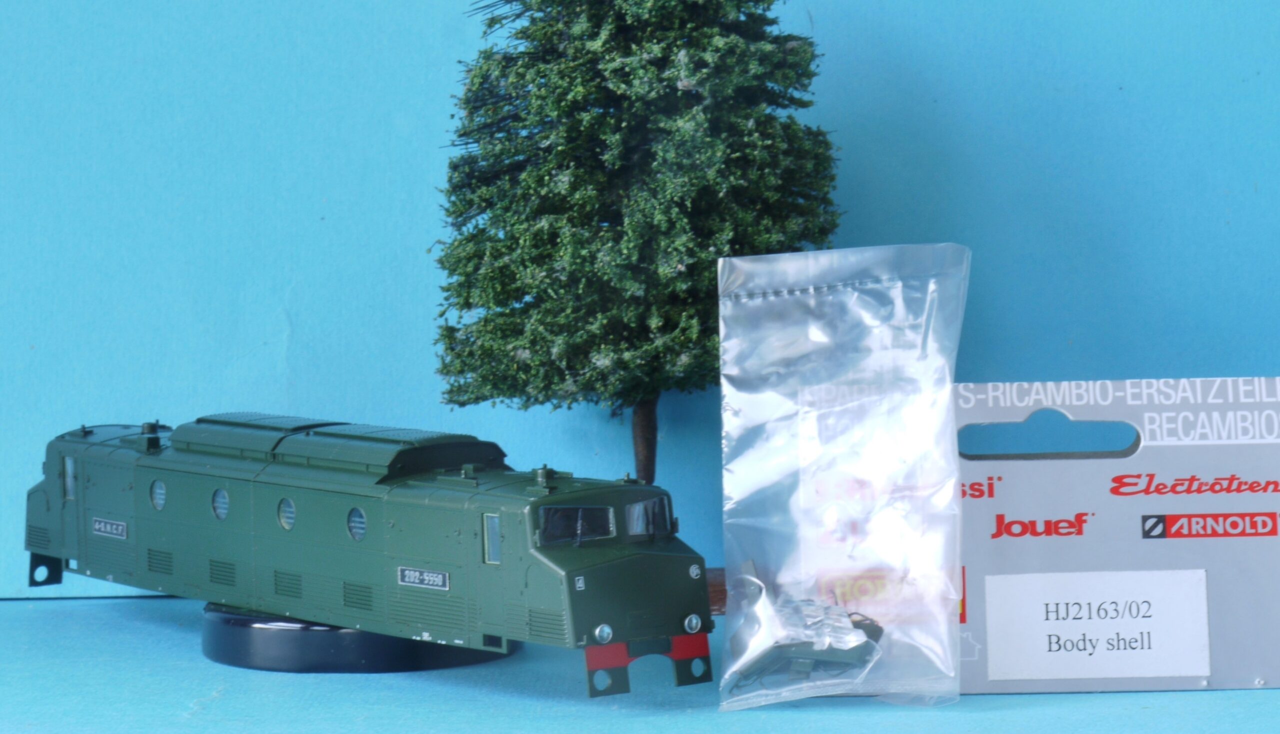 HJ2163/02 Hornby Jouef Body Shell for Electric Loco 2D2 5550 “Waterman” ISLn
