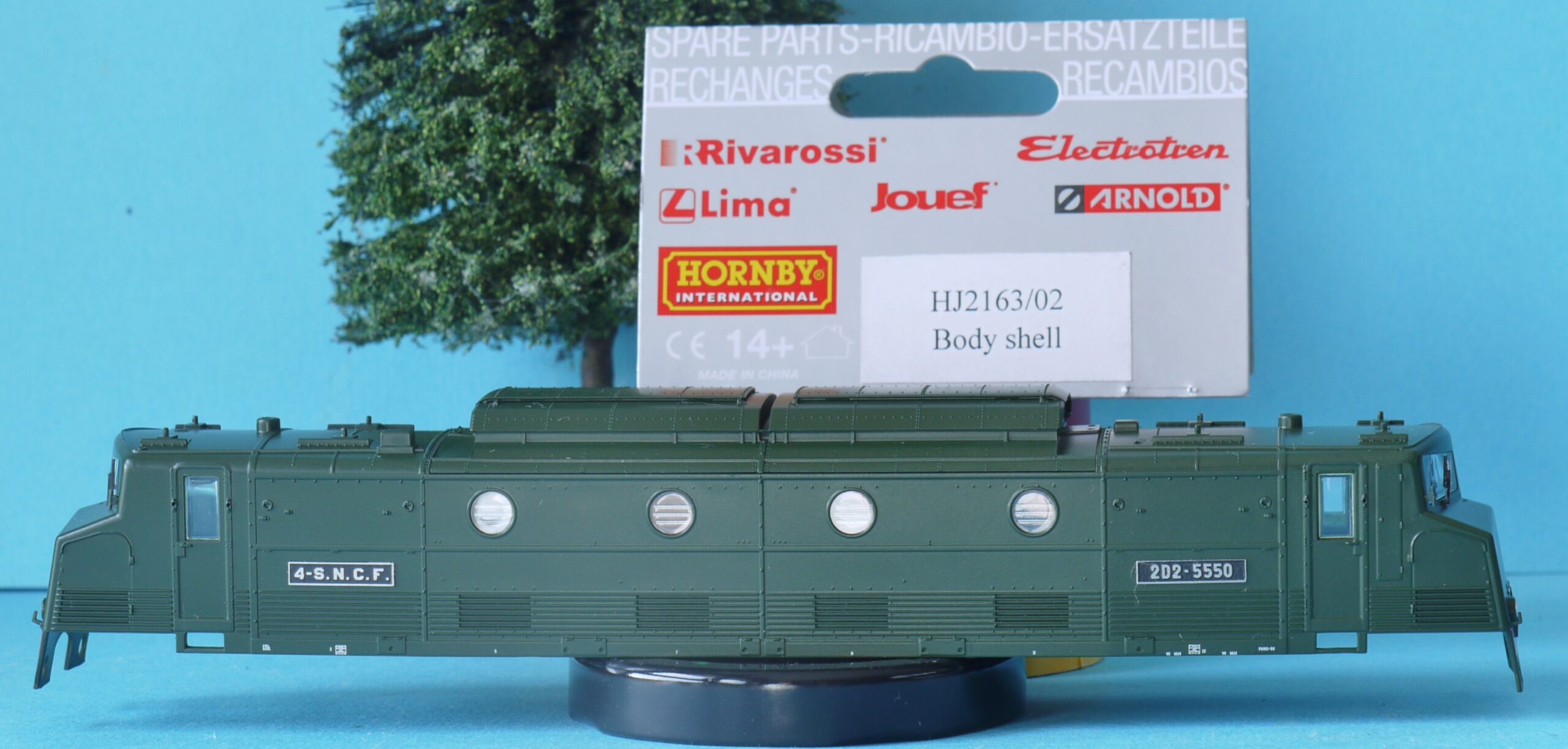 HJ2163/02 Hornby Jouef Body Shell for Electric Loco 2D2 5550 “Waterman” ISLn - Image 3