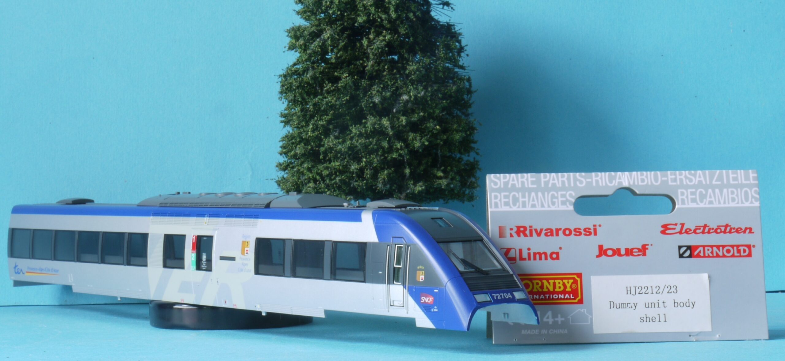 HJ2212/23 Hornby Jouef Dummy Unit Body Shell X72500 Provence-Apes- Region ISLk