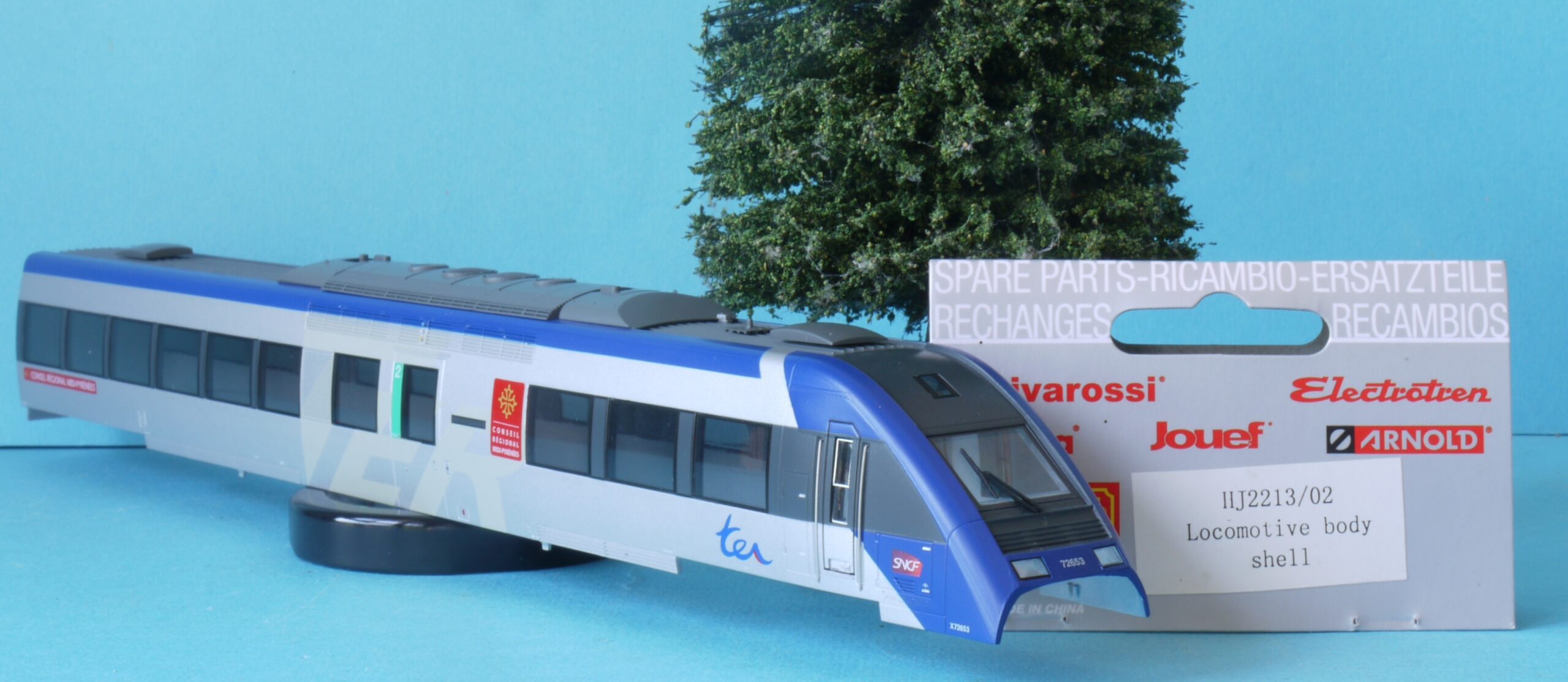 HJ2213/02 Hornby Jouef Body Shell for Diesel X72500 Midi Pyrénnées Region ISLm