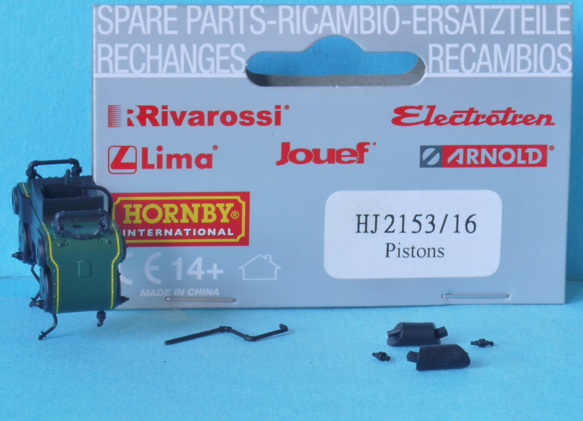 HJ2153/16 Hornby Jouef Pistons Clylinder Block for Steam Loco 141 R 460 IS23h - Image 2