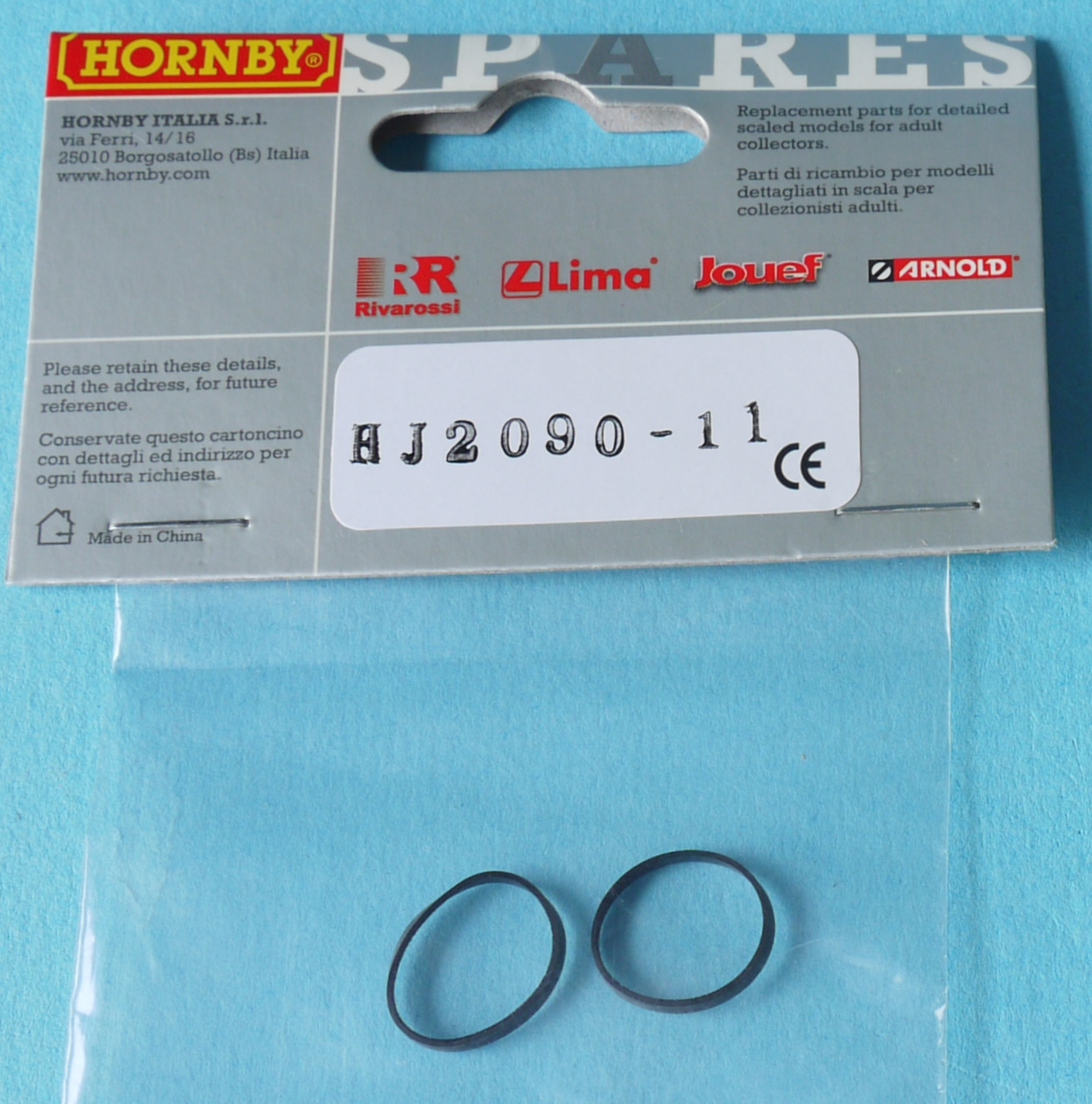 HJ2090/11 Hornby Jouef Traction Tyres for Electric Loco BB 22211 Beton IS27c