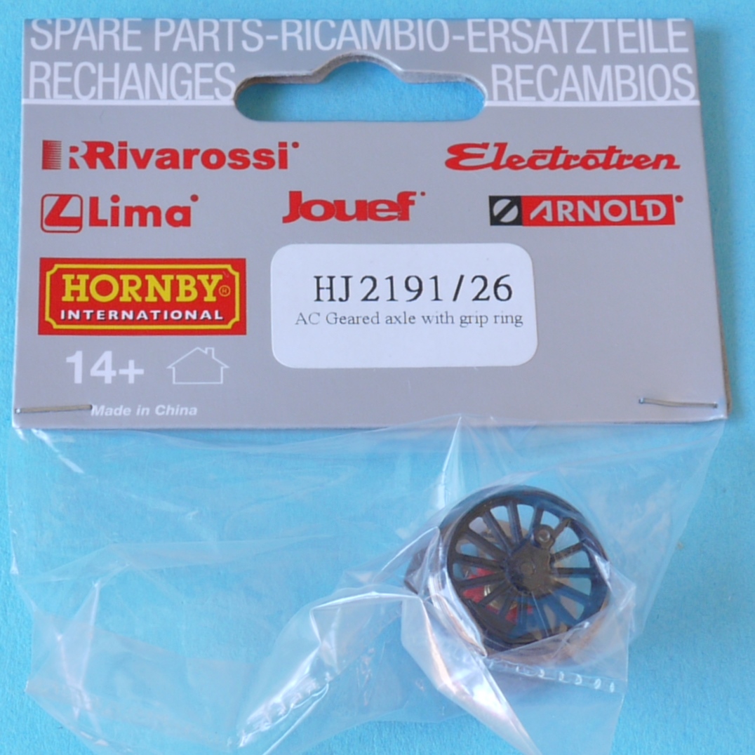 HJ2191/26 Hornby Jouef AC Geared Axle + Tyres Steam Loco 141 R 307 SNCF IS24b - Image 2