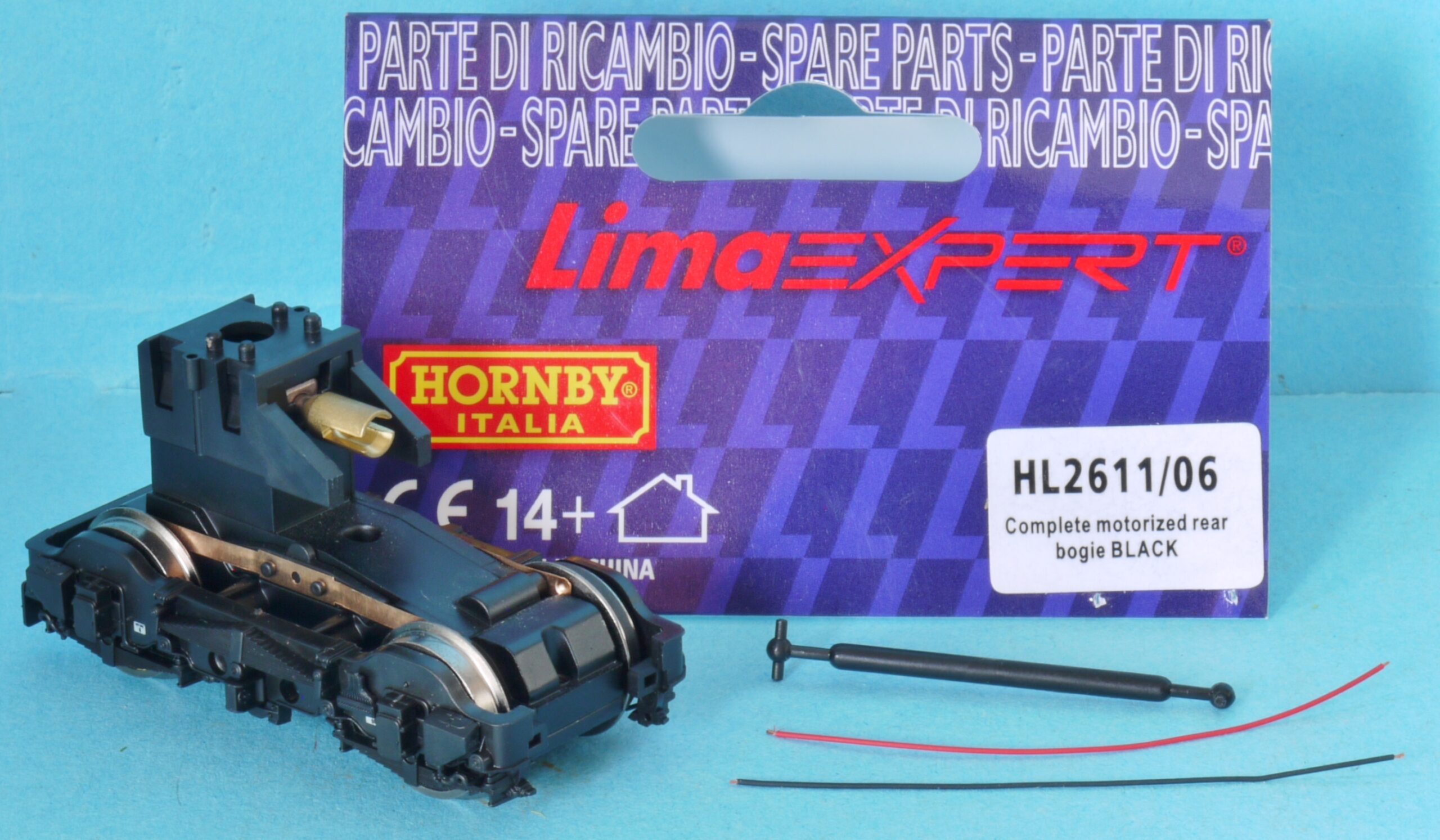 HL2611/06 Hornby Lima Complete Motorized Rear Bogie Black Expert E636 082 IS24i