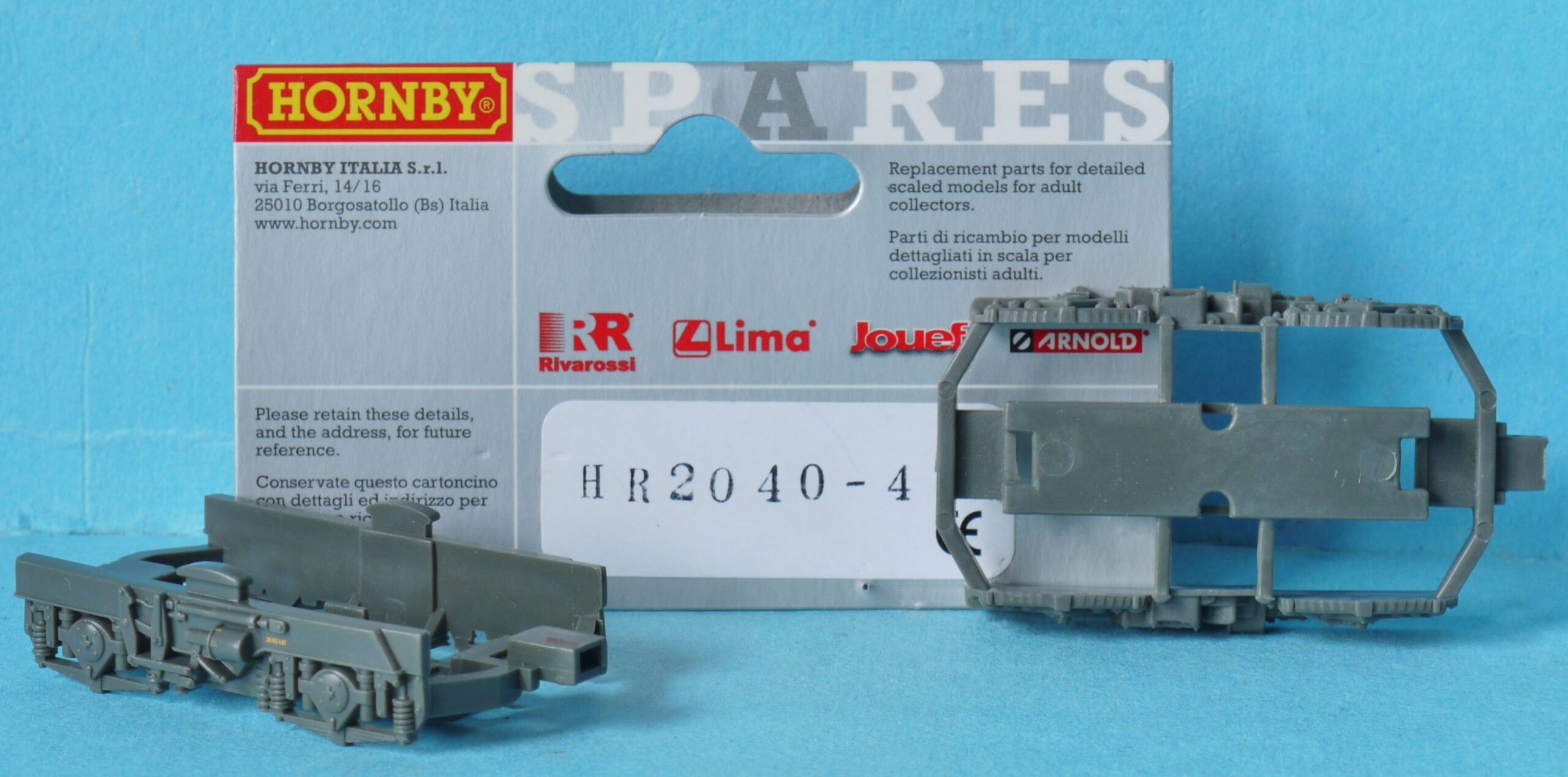 HR2040/4 Hornby Rivarossi 2 Bogie Frames for Diesel Loco Bm 4/4 Brun DC IS29b - Image 2