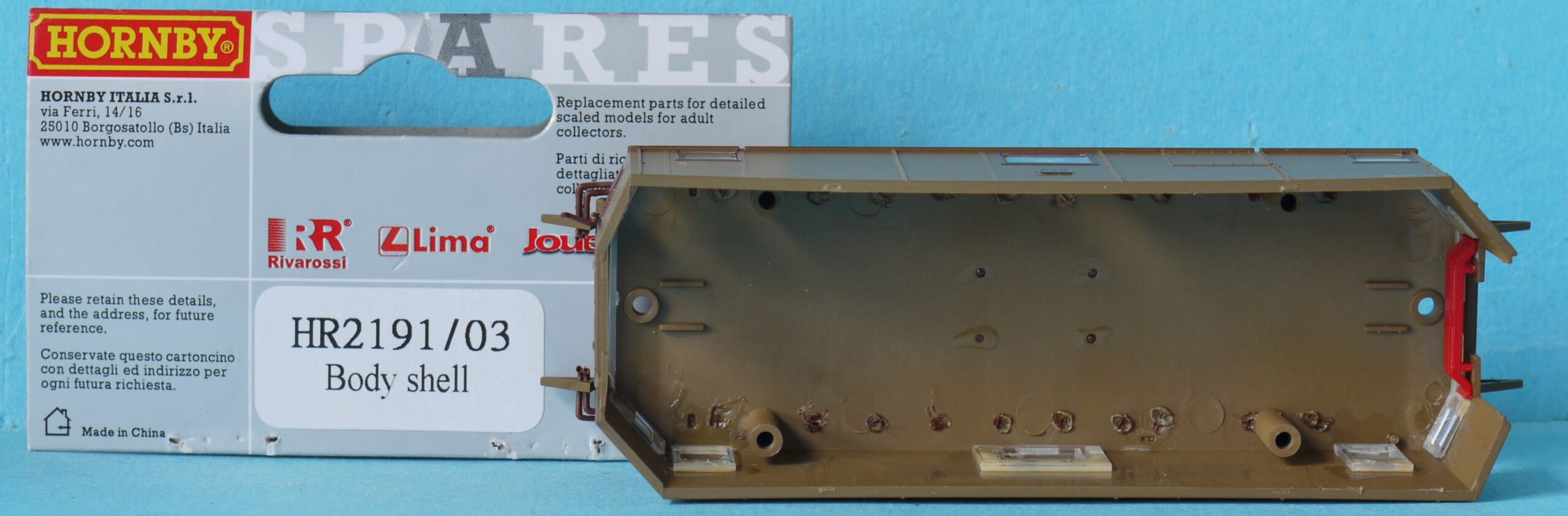 HR2191/03 Hornby Rivarossi Body Shell Trifase E.432 FS Castano-Isabella ...
