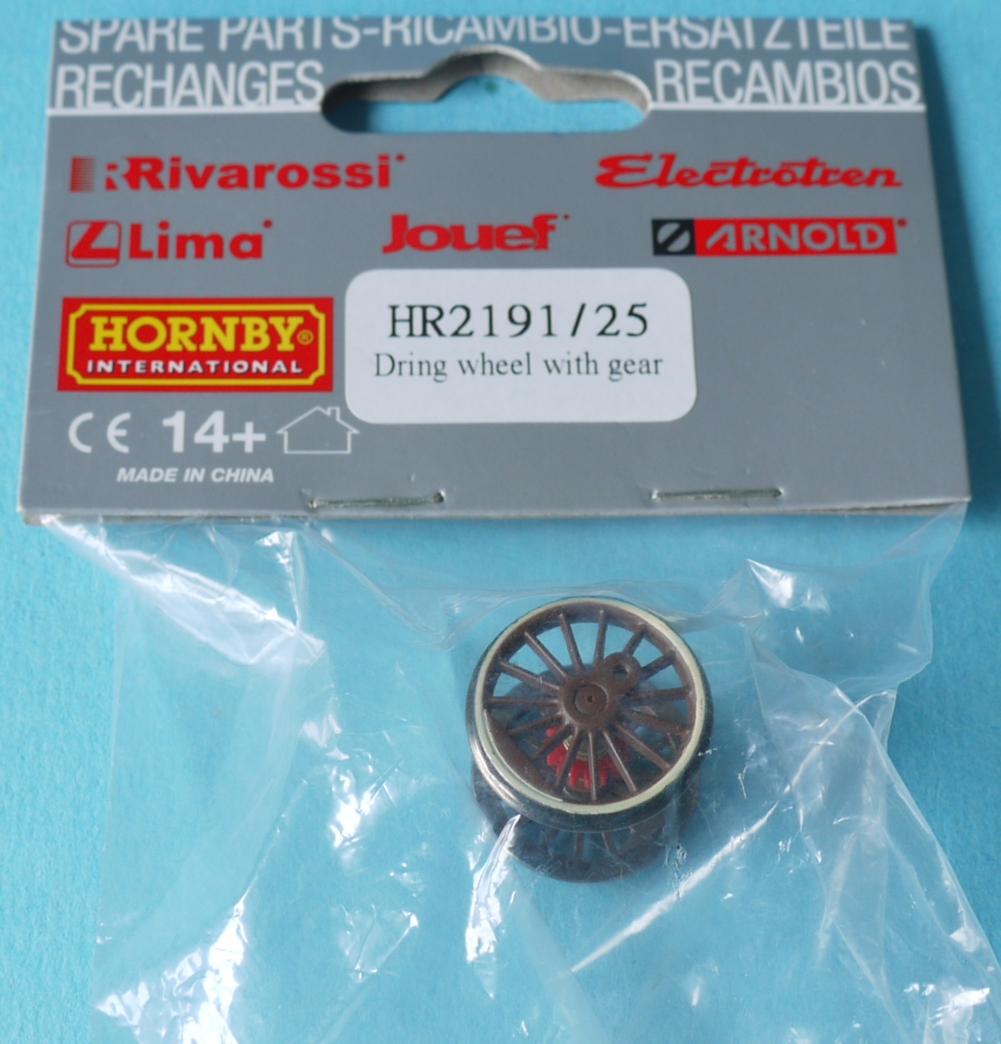 HR2191/25 Hornby Rivarossi Driving Wheel Trifase E.432 FS Castano ...