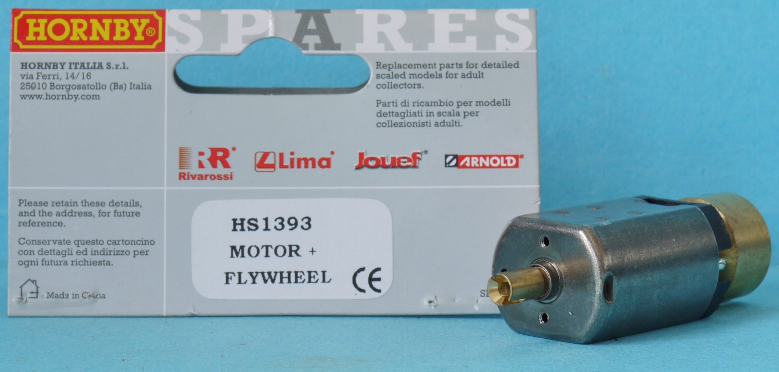 HS1393 Hornby Rivarossi Motor + Flywheel for Big Boy 4000/Allegheny 725 IS30d - Image 2
