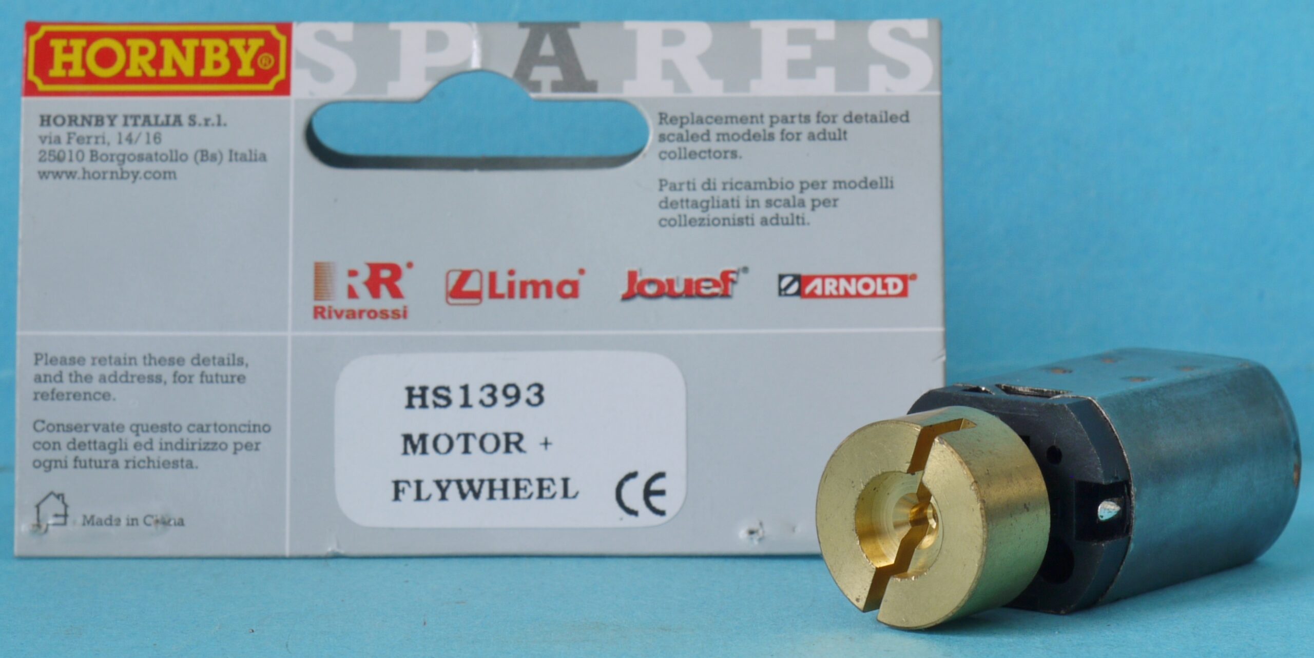 HS1393 Hornby Rivarossi Motor + Flywheel for Big Boy 4000/Allegheny 725 IS30d