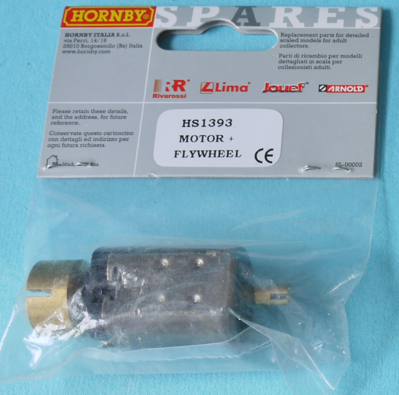 HS1393 Hornby Rivarossi Motor + Flywheel for Big Boy 4000/Allegheny 725 IS30d - Image 3