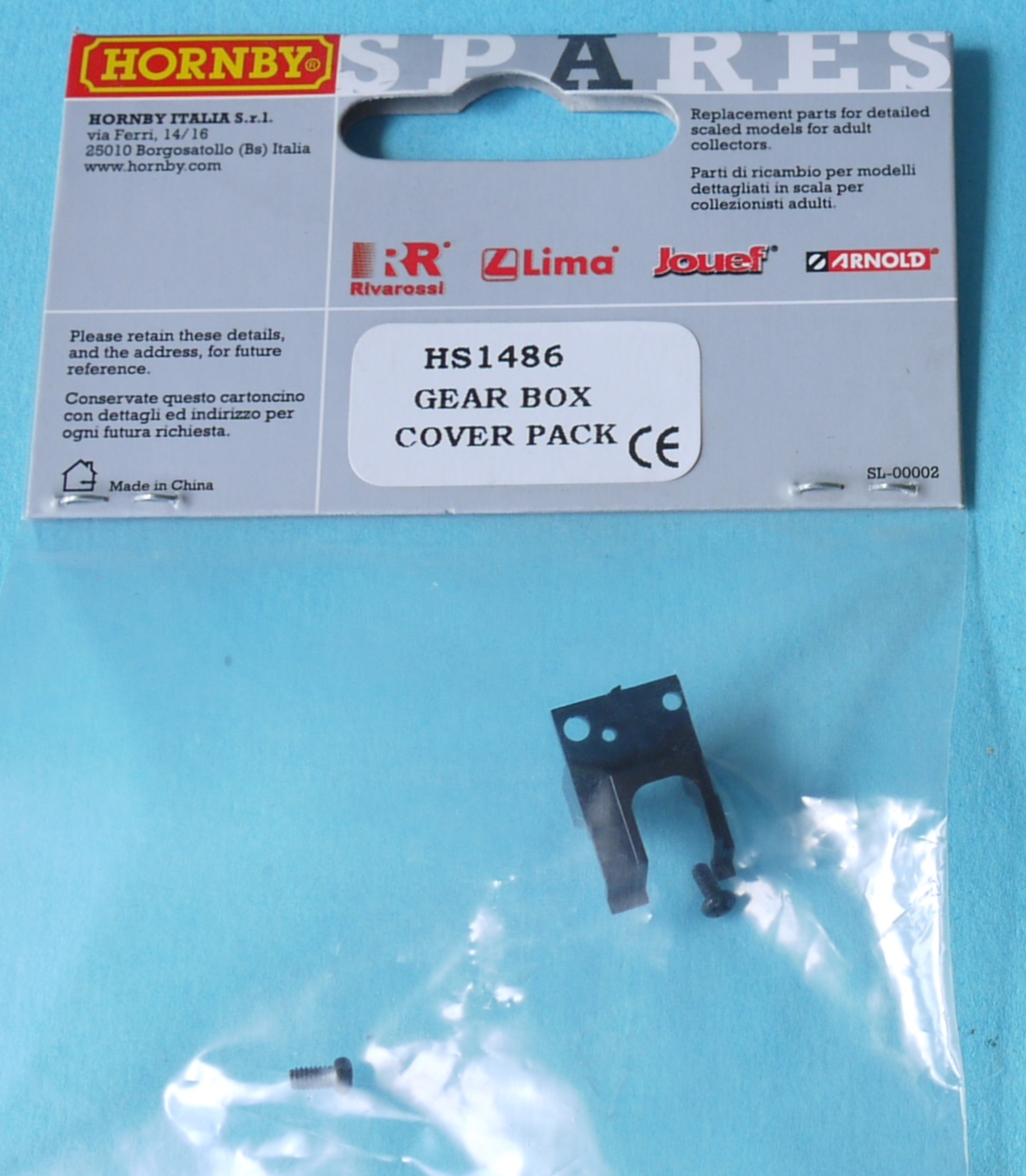 HS1486 Hornby Rivarossi Gear Box Cover Pack for Steam Loco Hudson HR2007 IS30e