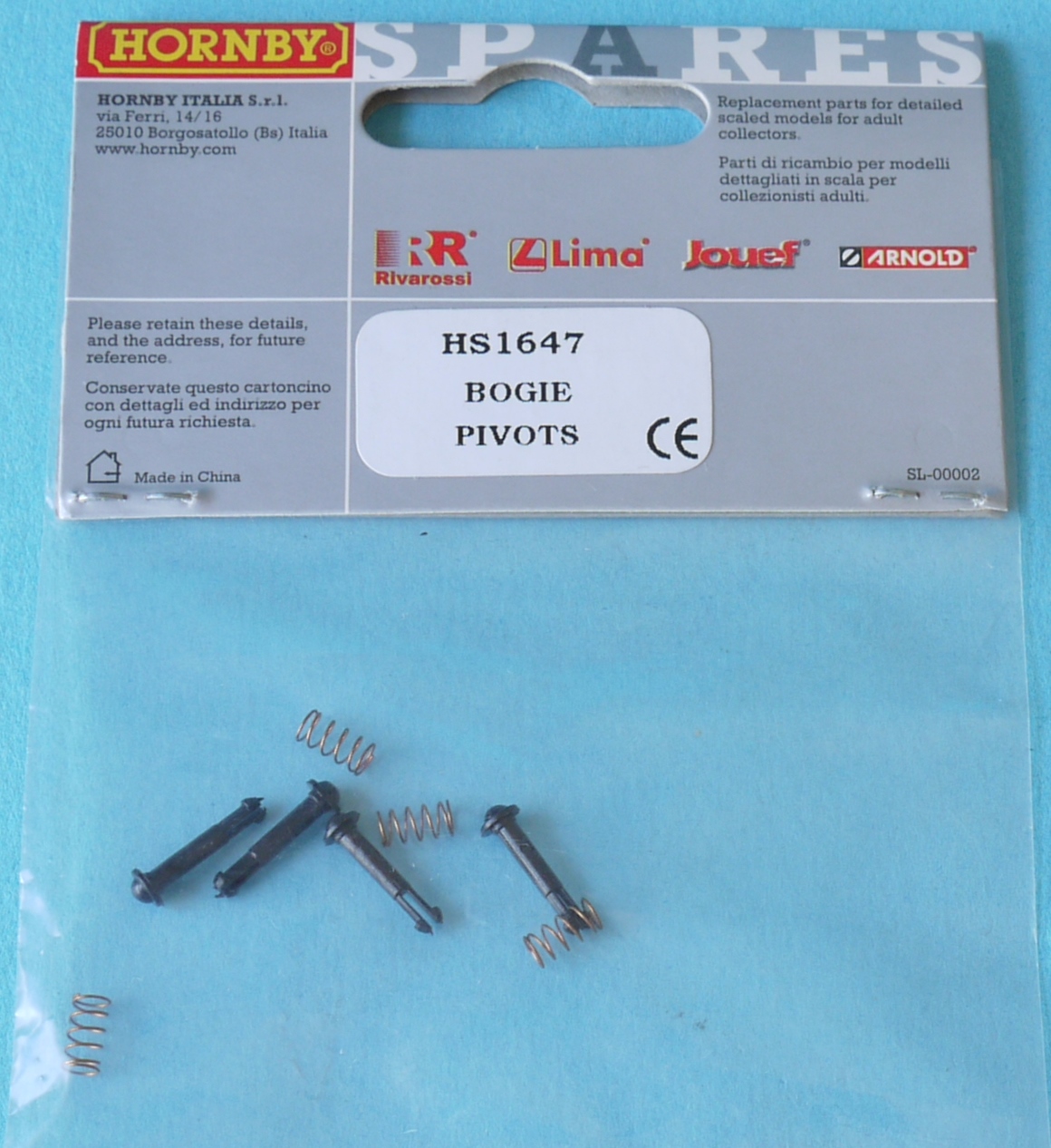 HS1647 Hornby Rivarossi Bogie Pivots for E428 Series HR2019/HR2034/HR2026 IS30f