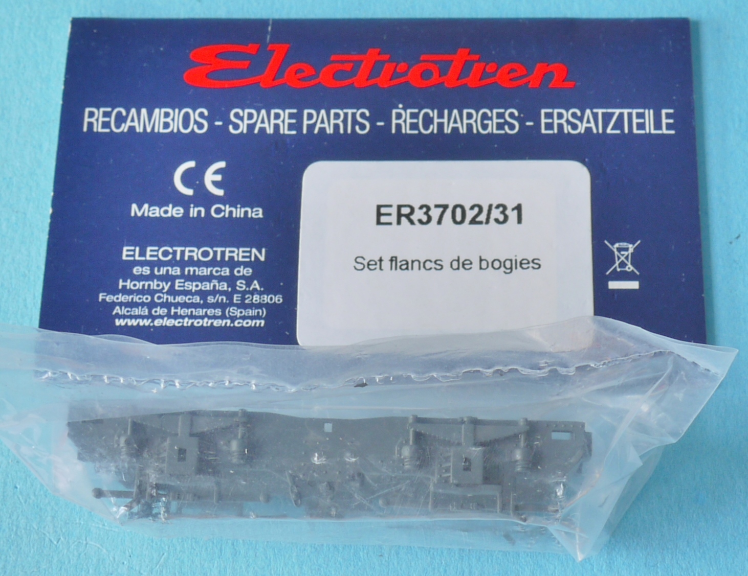 ER3702/31 Hornby Electrotren Bogie Frame for Electric Loco 1500 SNCF IS32f - Image 2