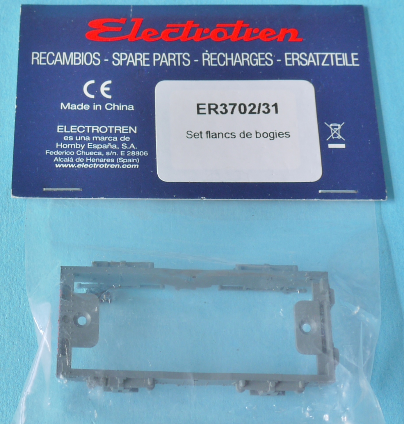ER3702/31 Hornby Electrotren Bogie Frame for Electric Loco 1500 SNCF IS32f