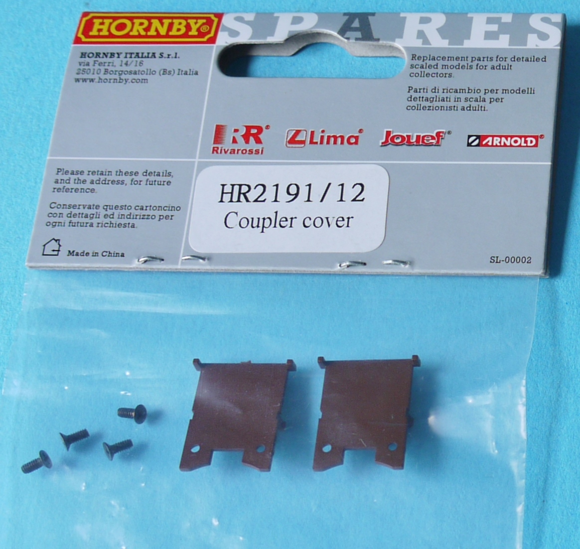HR2191/12 Hornby Rivarossi Coupler Cover for Trifase Electric Loco E432 ...