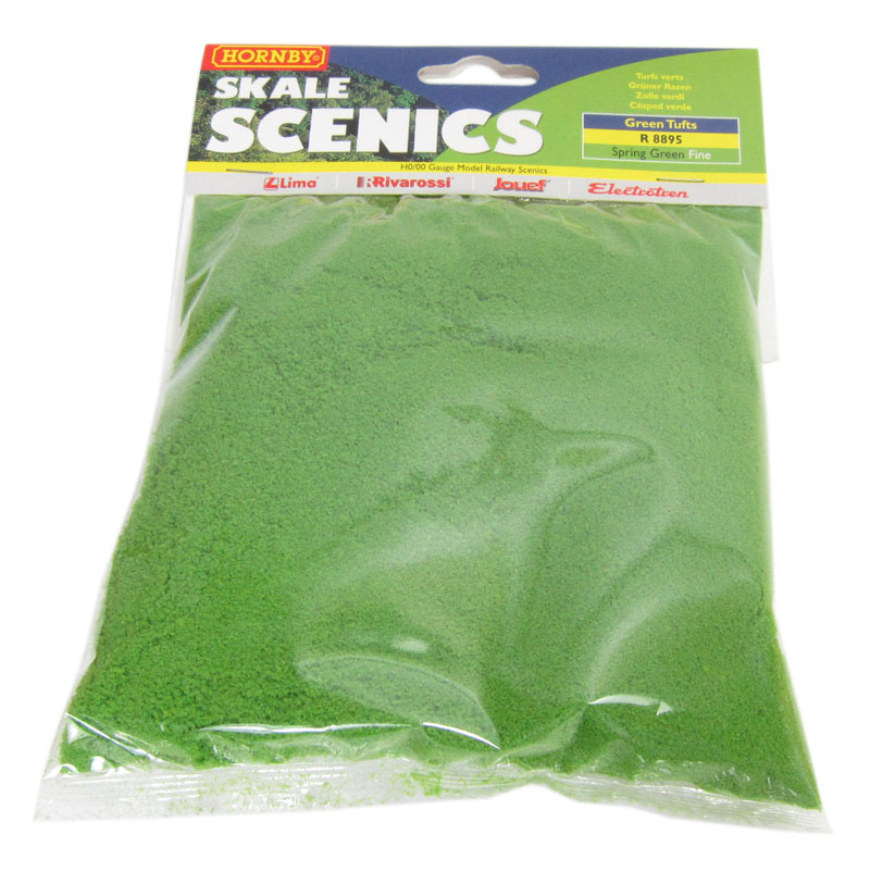 Hornby R8895 Skale Scenics Green Tufts Spring Green Fine BRAND NEW