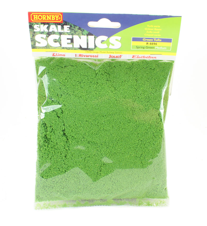 Hornby R8896 Skale Scenics Green Tufts Spring Green Medium BRAND NEW
