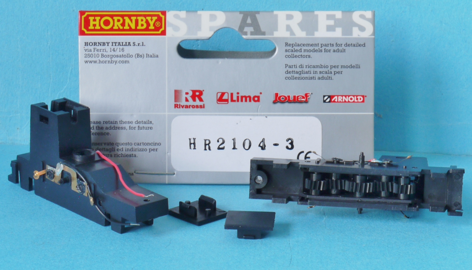 HR2104/3 Hornby Rivarossi Gear Boxes for ÖBB Electric Loco 1245 Green IS34e