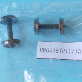 HR6038(#1)/13 Hornby Rivarossi Wheel Set for Guterwagen Set Wagon 1 Era 3 ISB2