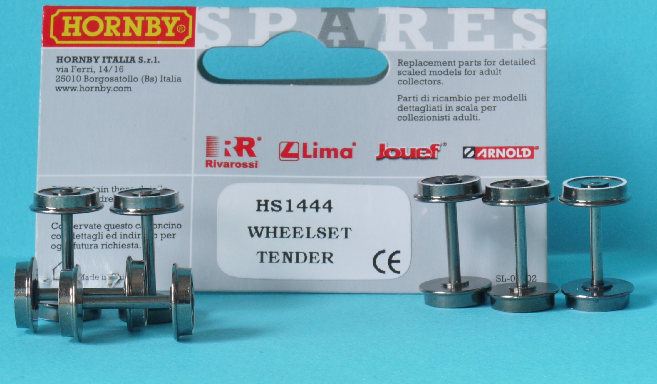 HS1444 Hornby Rivarossi Tender Wheel Set Allegheny 2-6-6-6 CL725 HR2006 IS37i - Image 2