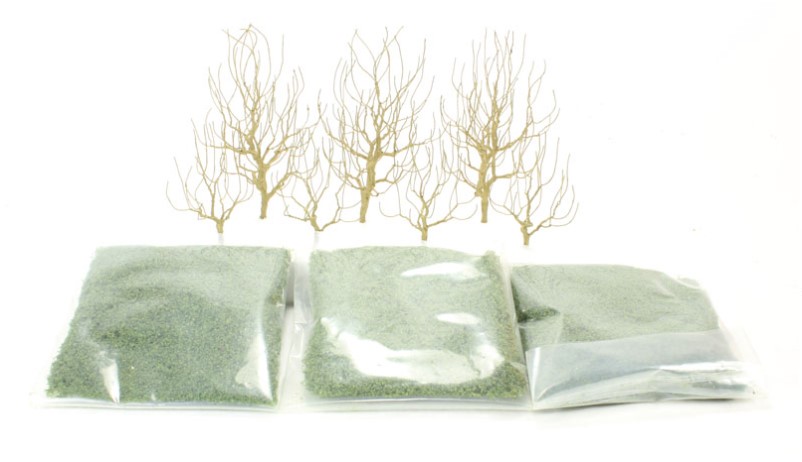 Hornby R8945 Skale Scenics Professional Tree Kit - 10× Deciduous Trees 63-100mm - Image 2