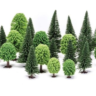 Hornby R7281 Skale Scenics Materials Mixed Deciduous & Pine Trees (25pcs)